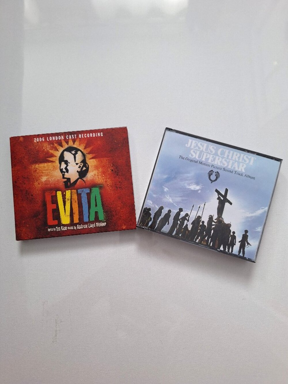 Andrew Lloyd Webber Musicals CDs: Evita and Jesus Christ Superstar